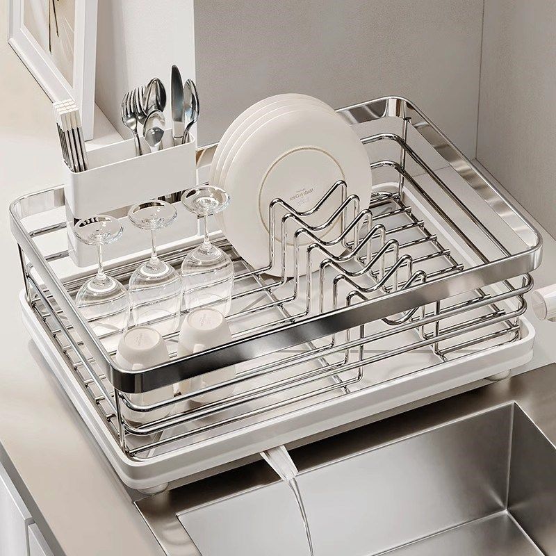 碗架沥水架304不锈钢厨房台面碗筷沥水篮置物架放碗筷碗碟收纳架,收纳整理,整理架/置物架/收纳架,淘宝优惠券,粉丝福利购,淘宝优惠卷