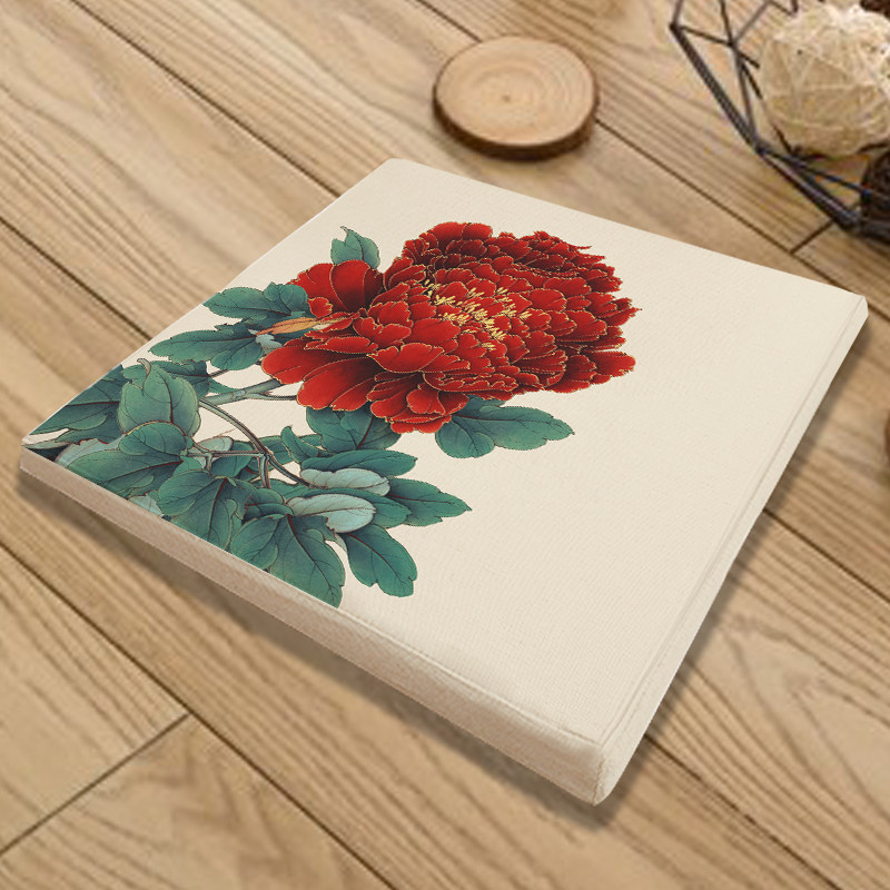 国花牡丹中式坐垫高档红木沙发椅子垫茶台椅餐椅垫子圈椅太师椅垫,居家布艺,椅垫,淘宝优惠券,粉丝福利购,淘宝优惠卷