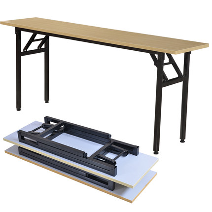 加厚简易折叠桌酒店会议桌长条桌办公桌培训桌IBM活动桌学生课桌