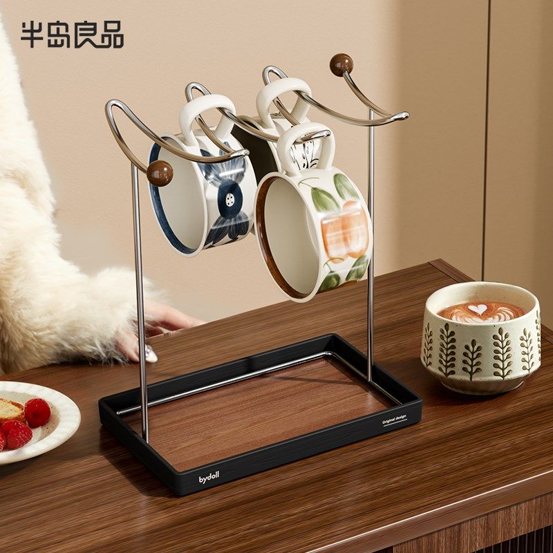 杯架沥水托盘架厨房餐桌台面架子玻璃杯子茶杯咖啡水杯收纳置物架,家庭/个人清洁工具,杯架,淘宝优惠券,粉丝福利购,淘宝优惠卷