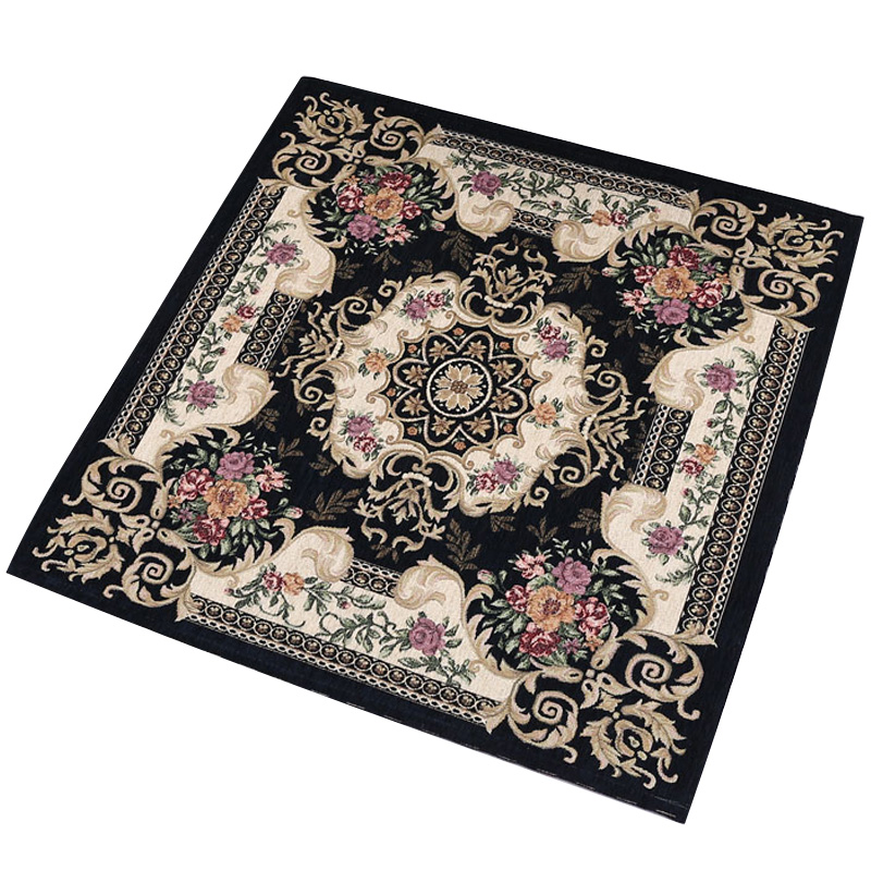 正方形地毯脚垫门垫进门门口家用入户欧式卧室书房电脑椅垫子地垫