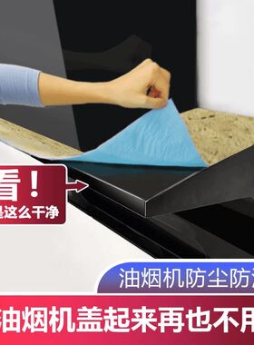【立减30】f油烟机顶部防油垫厨房防油贴纸防尘吸油棉防油垫片家