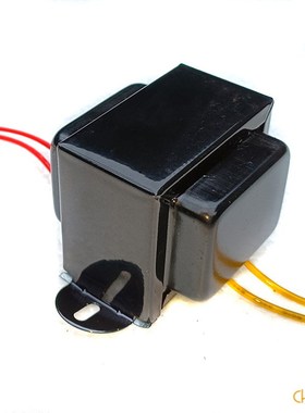 21W 全屏蔽胆机灯丝牛变压器 输出12.6V 烤漆黑色壳 ZL573008