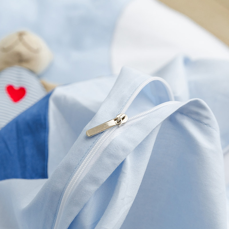 男孩卡通三件套纯棉四件套床单男童房间被套1.5米1.2儿童床上用品