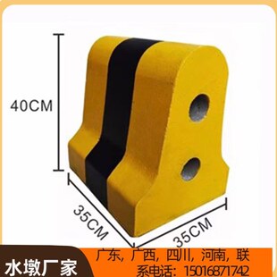 混泥土水泥墩停车场安全隔离墩小圆头石墩隔离墩石马警示
