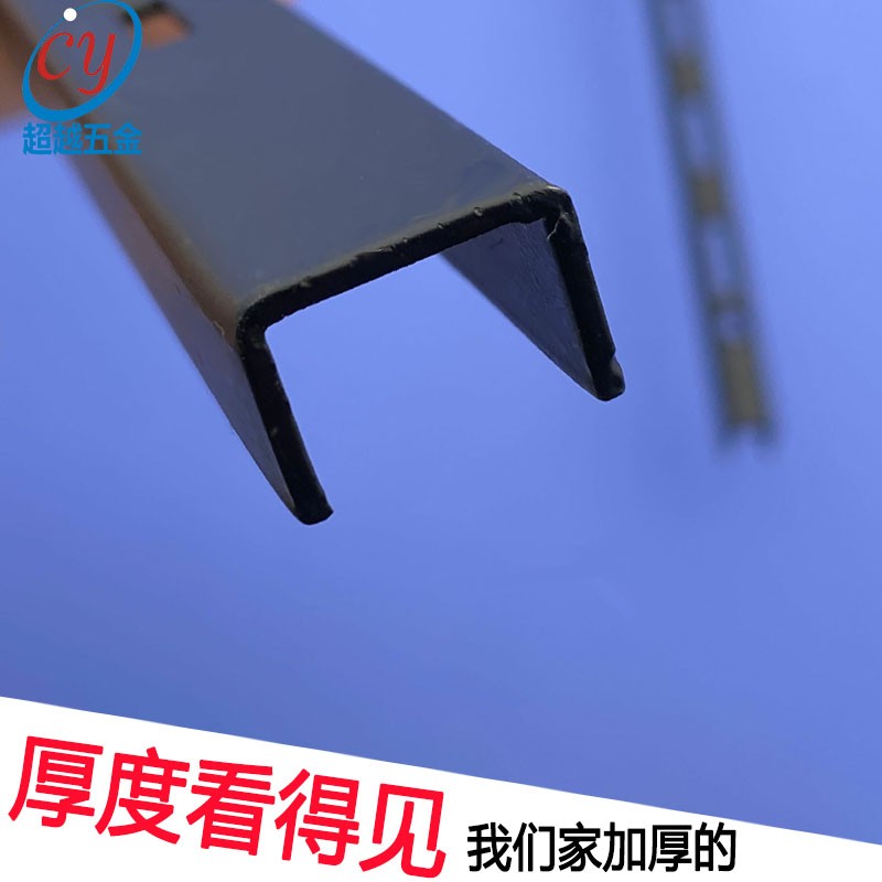 加厚烤漆A柱白色黑色服装店aa柱支架条单排双排A柱条 不锈钢梯柱
