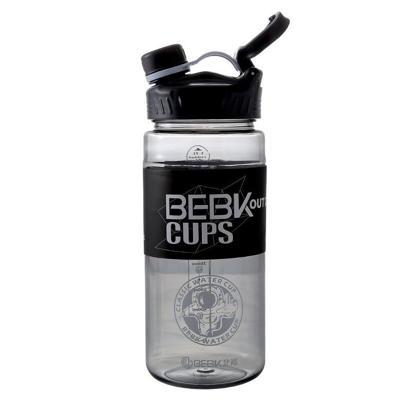 超大容量带e吸管水杯女便携杯子男户外运动健身水壶防摔塑料杯