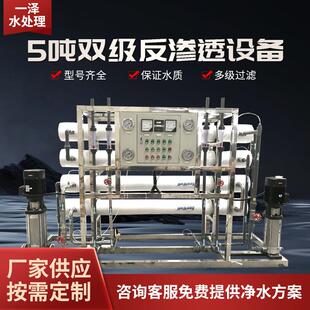 现货供应2-10吨中型双级反渗透纯水机工业全自动工业净水处理设备
