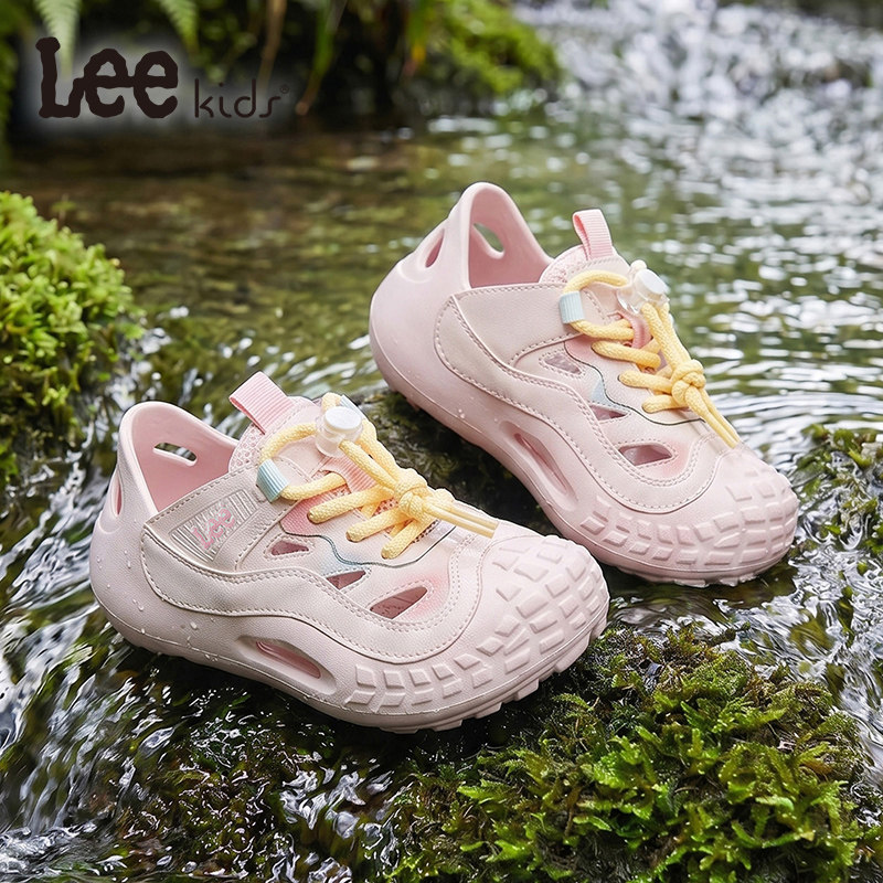 Lee Kids女童凉鞋运动鞋夏季新款时尚百搭休闲防滑速干儿童溯溪鞋