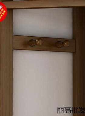 ?实转衣帽衣架省空20220901间卧室角落地挂衣架简易木衣柜放服多