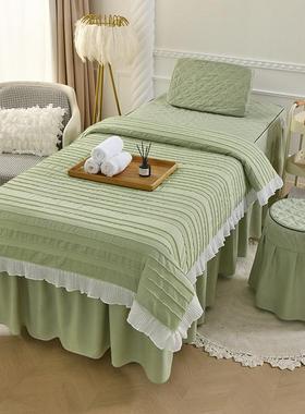 韩版床罩四用套轻季奢LDR感院按摩理件疗四通款