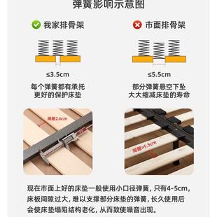 排骨架床架榻榻米加板密防潮床静音实龙骨架支木撑架钢285架子可