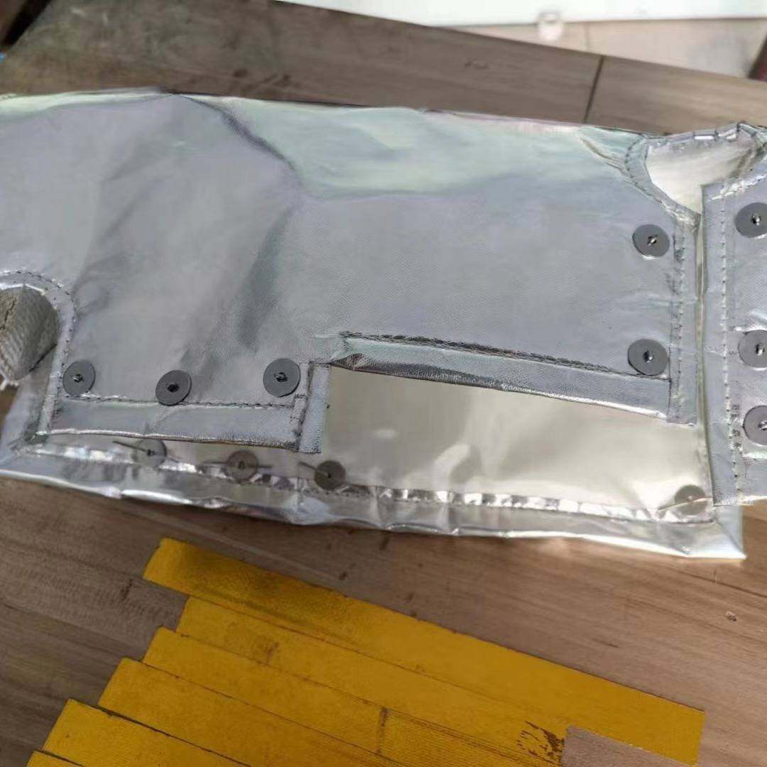 消声器汽车发动机排气管隔热套管汽车管道铝箔玻纤布保护罩阻燃套