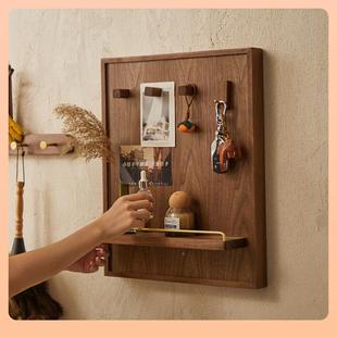 挡电闸开关置物架弱中式 电电闸箱配箱遮 黑胡桃?电表箱遮Fh