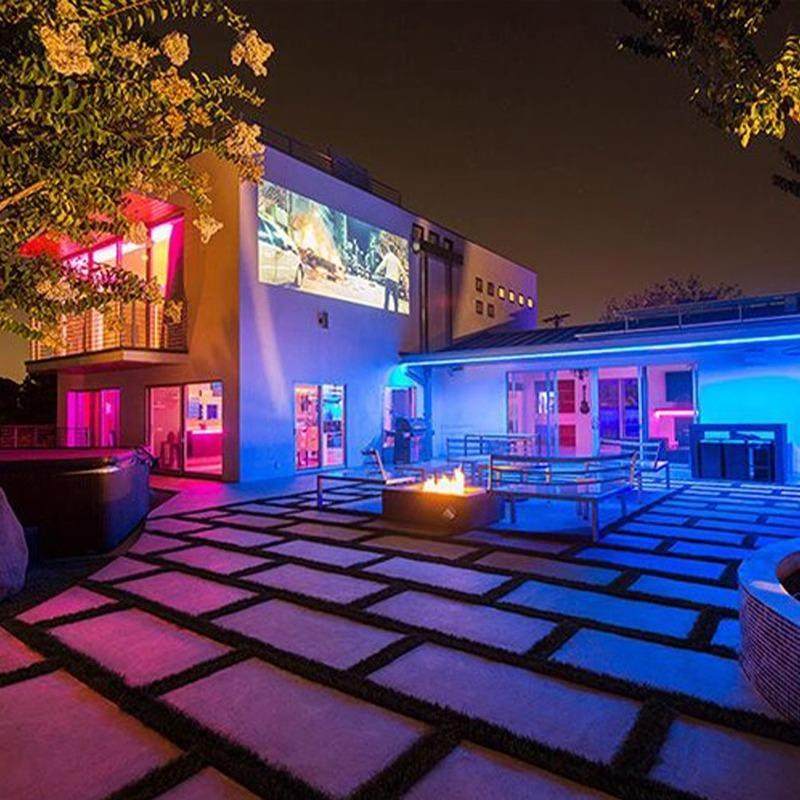 ED灯高亮光七彩厅变色遥控60珠灯带LTX-DD00灯条防带水客L吊顶RGB