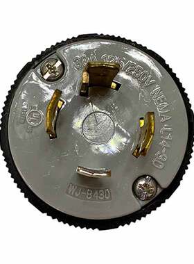 美式 NEMA 电源插头L14-30P 30A 125/250V发动设备接线头WJ-8430