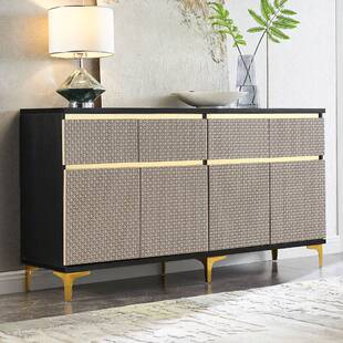 轻奢风餐边柜客厅饭酒店餐厅厨房备餐柜置物储物柜茶水柜商用柜子