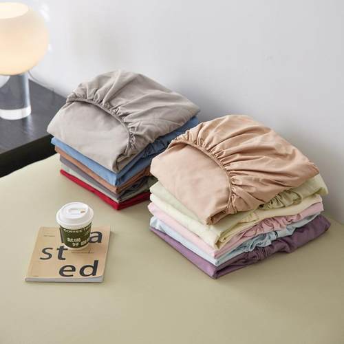 轻奢100支BGDM棉长绒棉床笠床罩全包围席全梦思床垫保套纯棉床垫