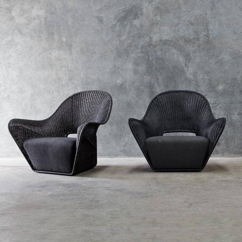 户外藤编沙发庭院台阳花园桌组椅23-2-23休闲猫窝茶躺椅几三件套