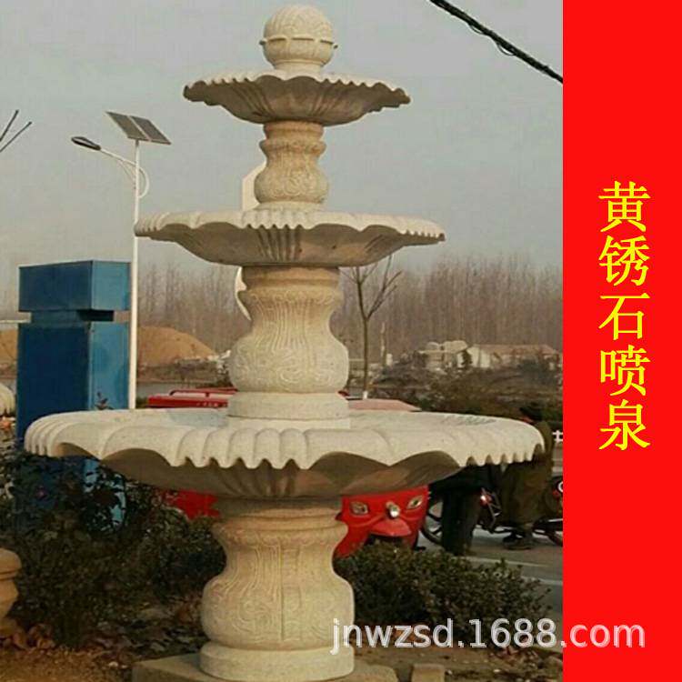 古典石头喷泉假山景观制作公司 广场流水喷泉图片 家居球价格