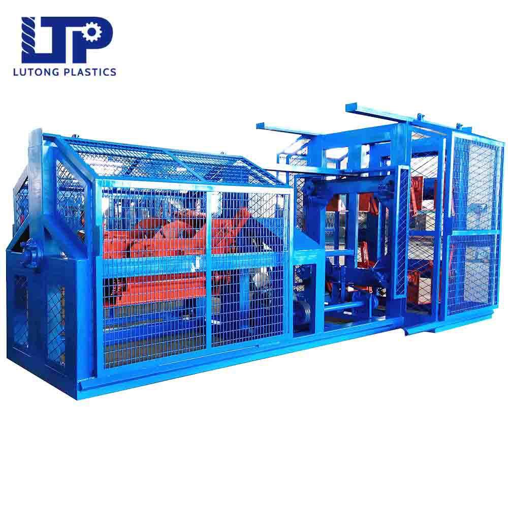 PE圆丝拉丝制绳机 PP扁丝拉丝制绳机 pp亚麻绳塑料制绳机