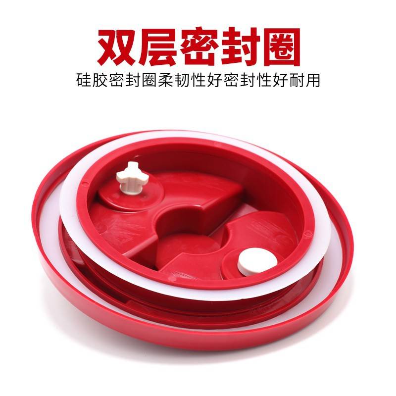 现货加厚玻璃密封罐储酿器 酵素桶储物罐自动排气日期盘发酵罐
