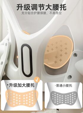 人座体腰工学椅子电脑椅家用靠背办公椅坐久护电竞椅男宿55595舍