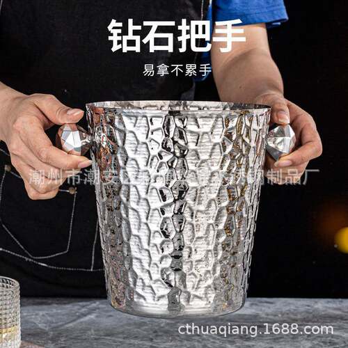 现货不锈钢桶SWBT跨境冰爆款香料槟桶啤酒红冰酒饮镇桶冰酒盆威士