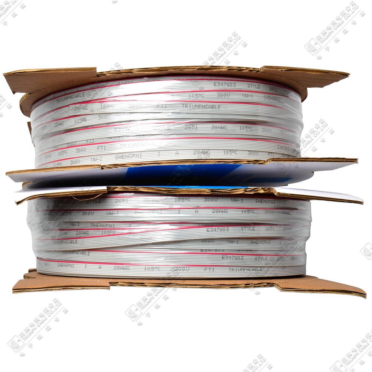红边灰排线693现并6251-28AWG/3~26并货LED灯带线电脑内部连接线