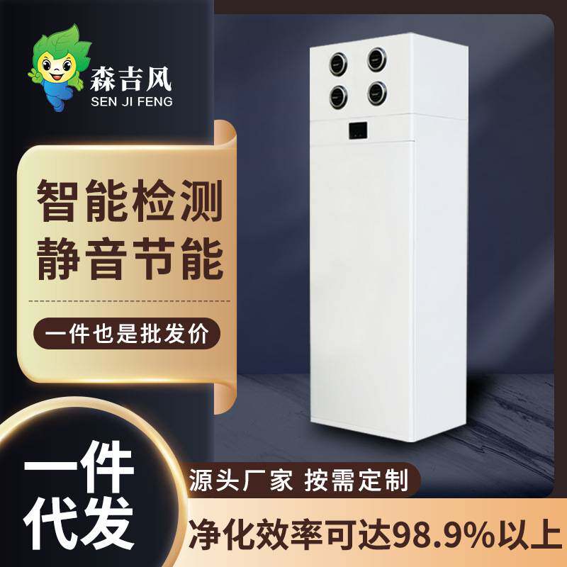 商用柜式新风系统壁挂换气新风机空气净化器除甲醛除菌除味净化器