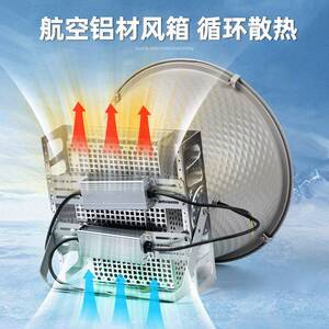 上海亚明LED塔吊灯1000W2000瓦建筑工地照明户外防水探照投光大灯