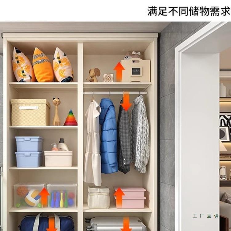 家用阳台储985锁物柜卧室推门拉衣柜外阳台收纳柜室防水防晒带置