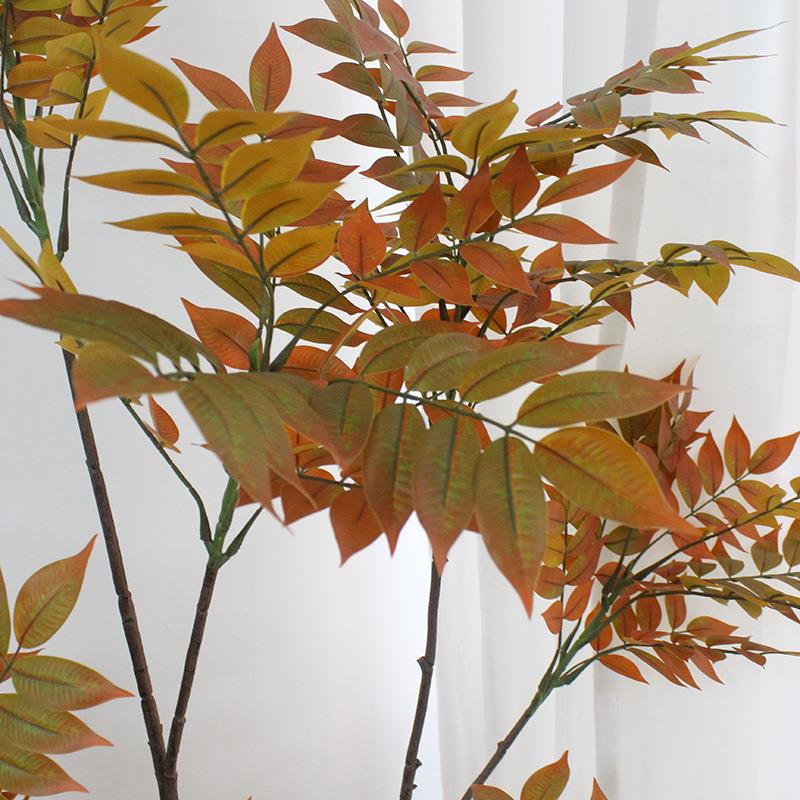 仿真绿植漆假树仿真物工厂直售居卧室阳台景观陈家美漆树植装饰盆