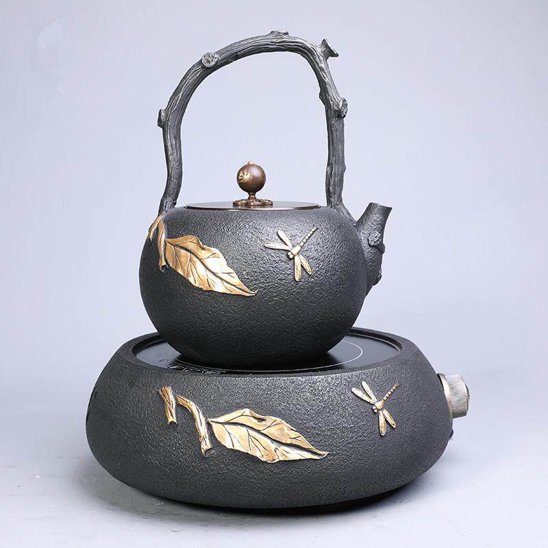 玄铸逸堂烧铁茶壶铸铁电陶铁壶水壶煮茶壶铸电陶炉铁煮茶泡茶茶具