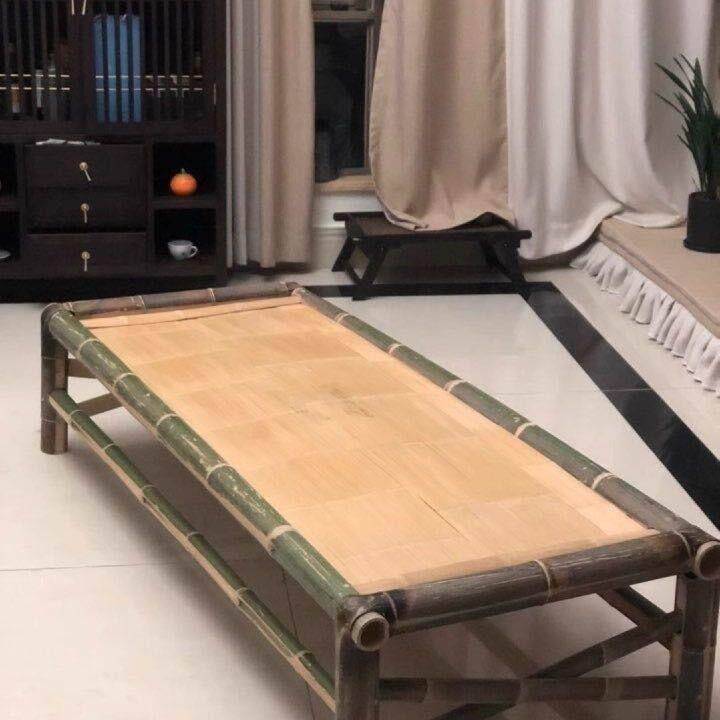 纯手制老式竹床人工躺椅成人老午QQB休竹作凉床