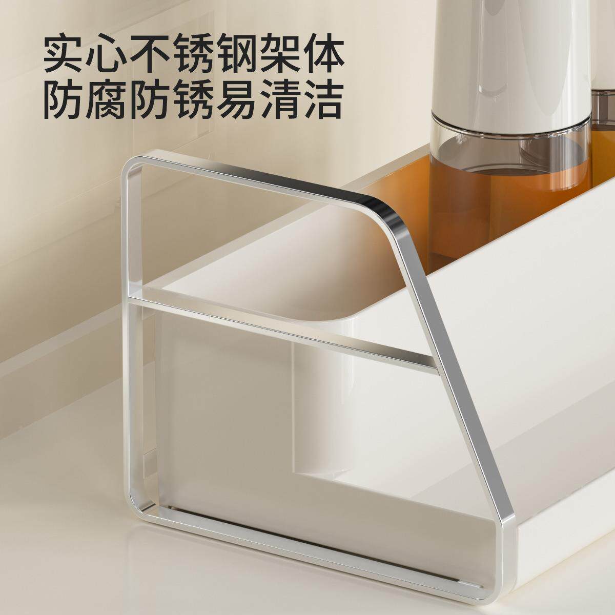 油味壶调罐厨房家用自动开不锈钢酱醋壸调GJ3207、油味料瓶罐合组
