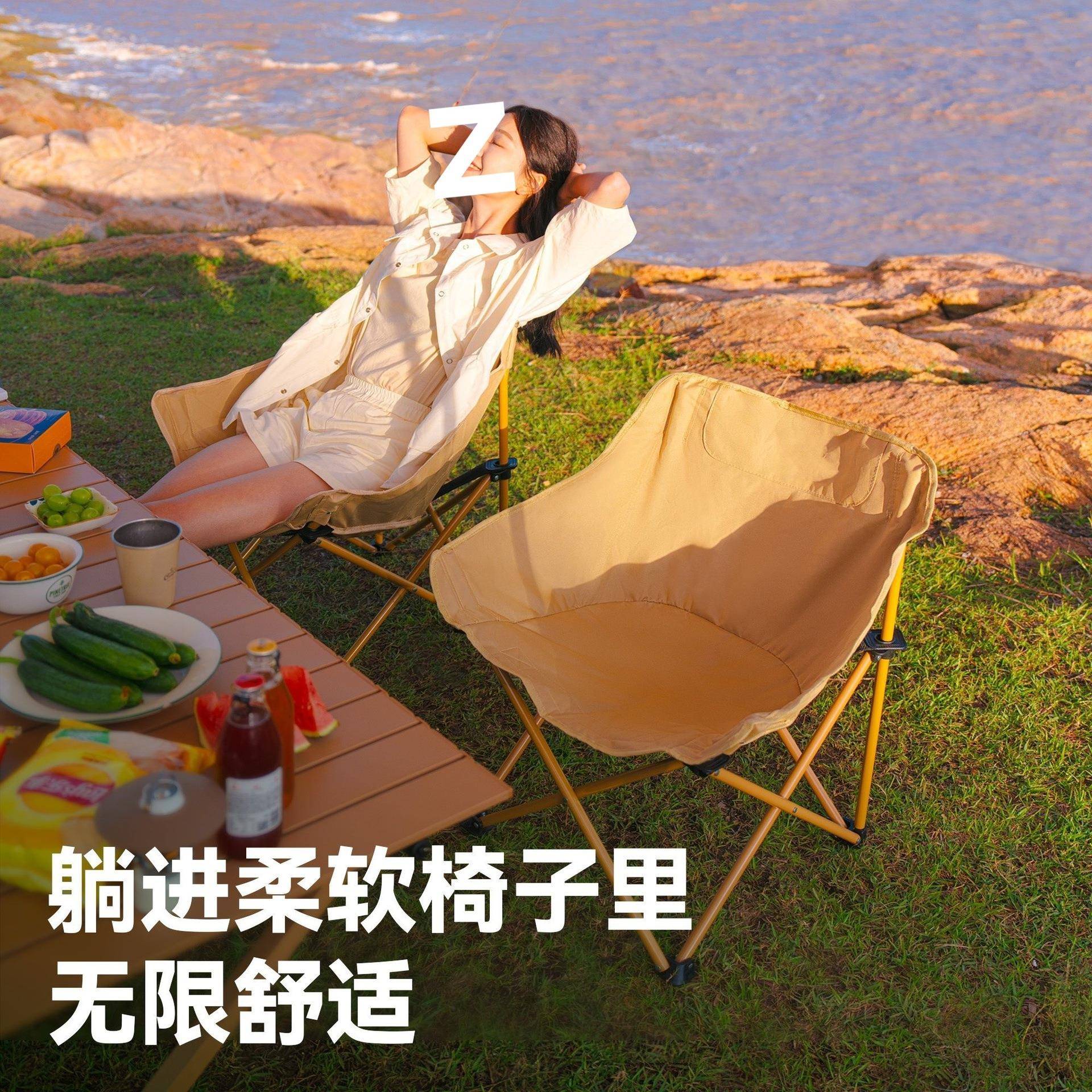 春游桌夜椅套件户外椅地摊桌子市野餐QNZ桌子桌摆摊折叠露营三件
