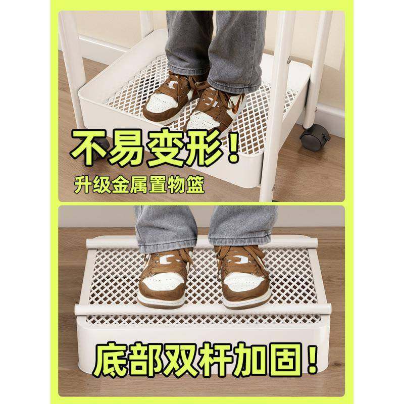 子厨房置物多功能落地放菜小推车家用果架蔬架菜FJH篮多层收纳子