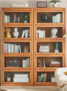 实木书柜物架用落地书架现代置多层收纳70719架创意简儿童易家学