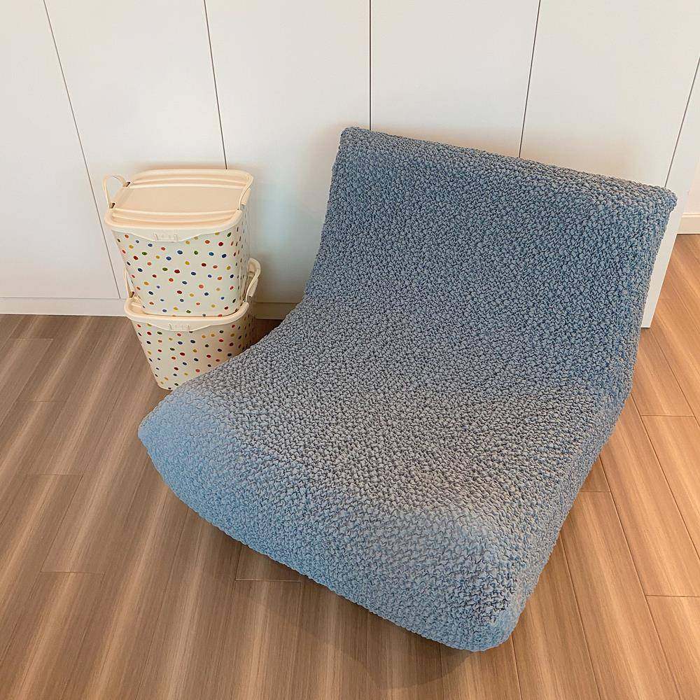 懒人发毛毛虫沙发椅套卧室阳台制躺卧单人榻榻米防罩TTmhmuru定沙