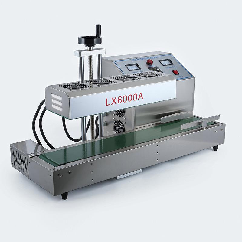 连感续式自动电磁应蜜LX6000/L封口机蜂塑料瓶铝箔铝膜垫油桶片封