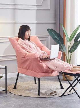 家用网红单人学人生宿舍卧室椅靠背躺阳台舒服脑椅电CIS懒休闲沙