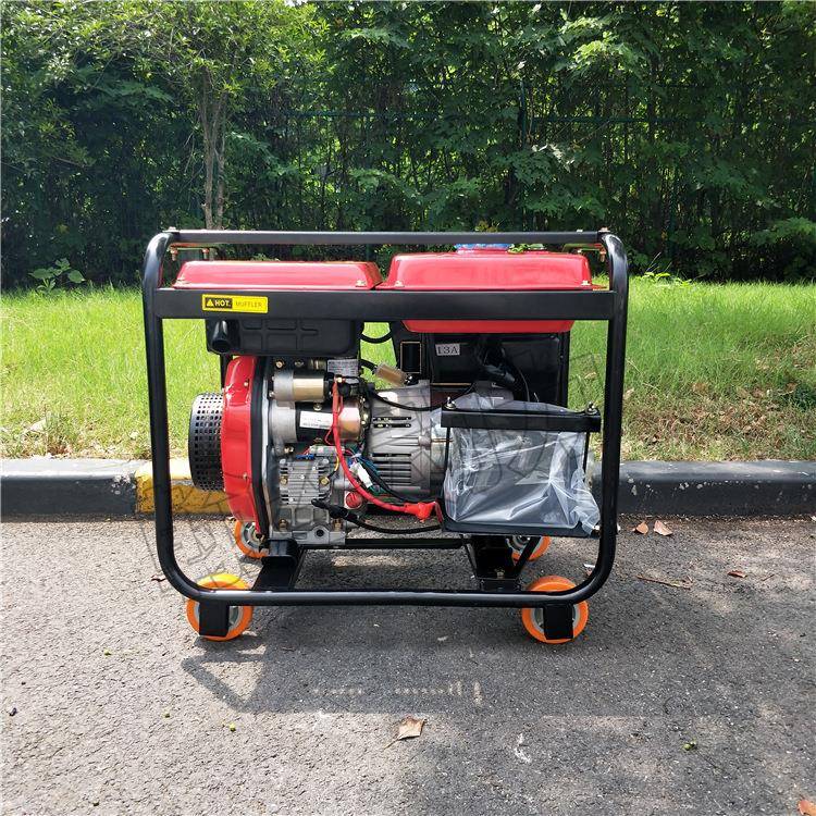 kw油发电机220V3单相3/5柴HS3800CE/6千瓦8Kw迷小型你家用