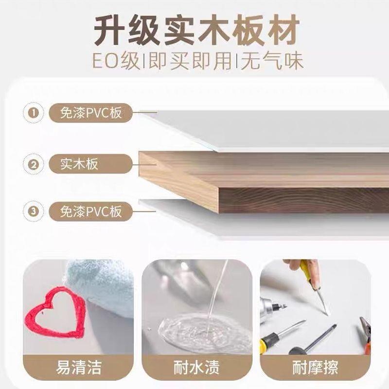 41fLE餐厅厨房墙吊柜柜墙上物柜壁实木挂墙置物架储餐桌墙面餐边