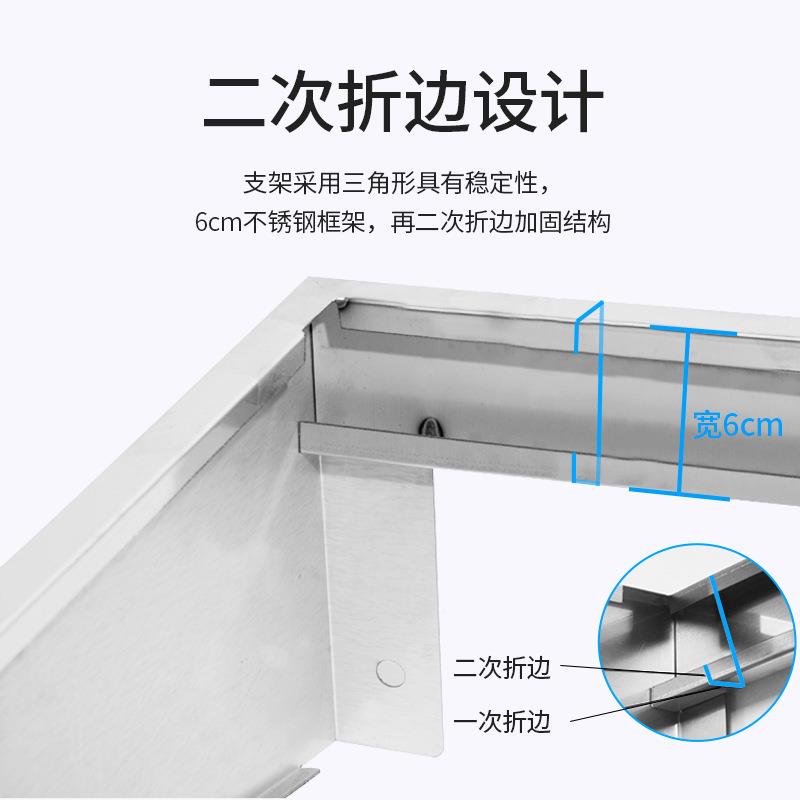 房厨不锈钢租水槽带墙上三角支架出房工地洗菜池洗槽碗2016-双加