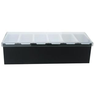 酒吧六不锈钢水果盒吧厨台房调味盒KTV格水果盒带盖保鲜985盒调料