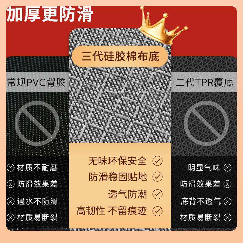纯?色客厅地毯棉防麻水耐脏易打理感绒圈印花地毯可F$ph($%p水洗