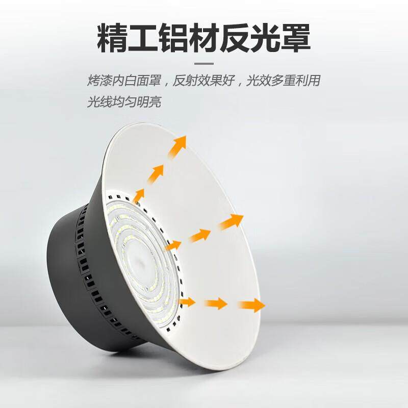亚明W照明亚led工矿灯厂房灯间仓库照明灯100W20车FGD0工厂体育明
