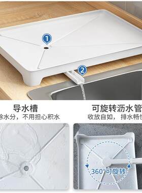 厨碟碗筷收纳架台面碗架水置碗物架盘子收沥水架放碗房盘纳盒子
