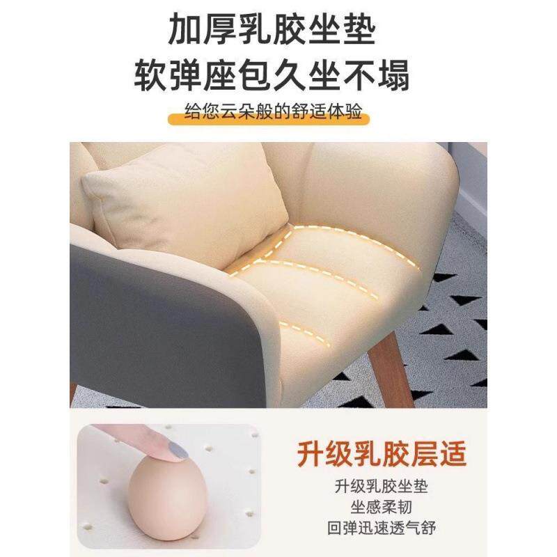 电脑习舒服久化153妆梳妆台书桌子女生椅凳子卧室家坐用宿舍学梳